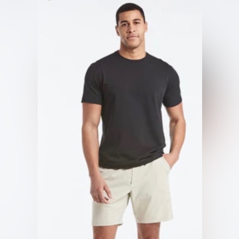 American Eagle Outfitters Cream Flat Front Shorts